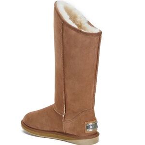 New Australia Luxe Collective  Chestnut Cosy Tall Suede Boots